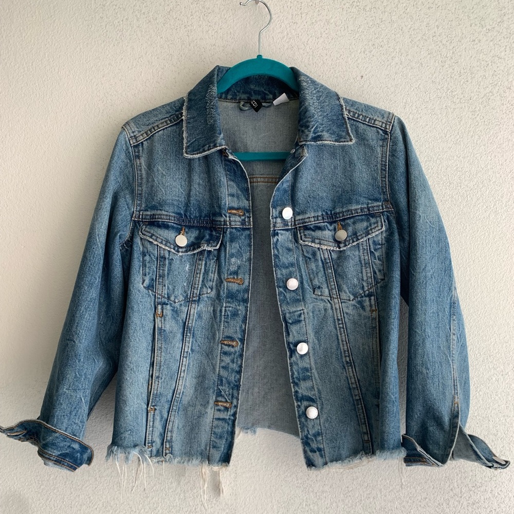 Distressed H&M denim jacket
